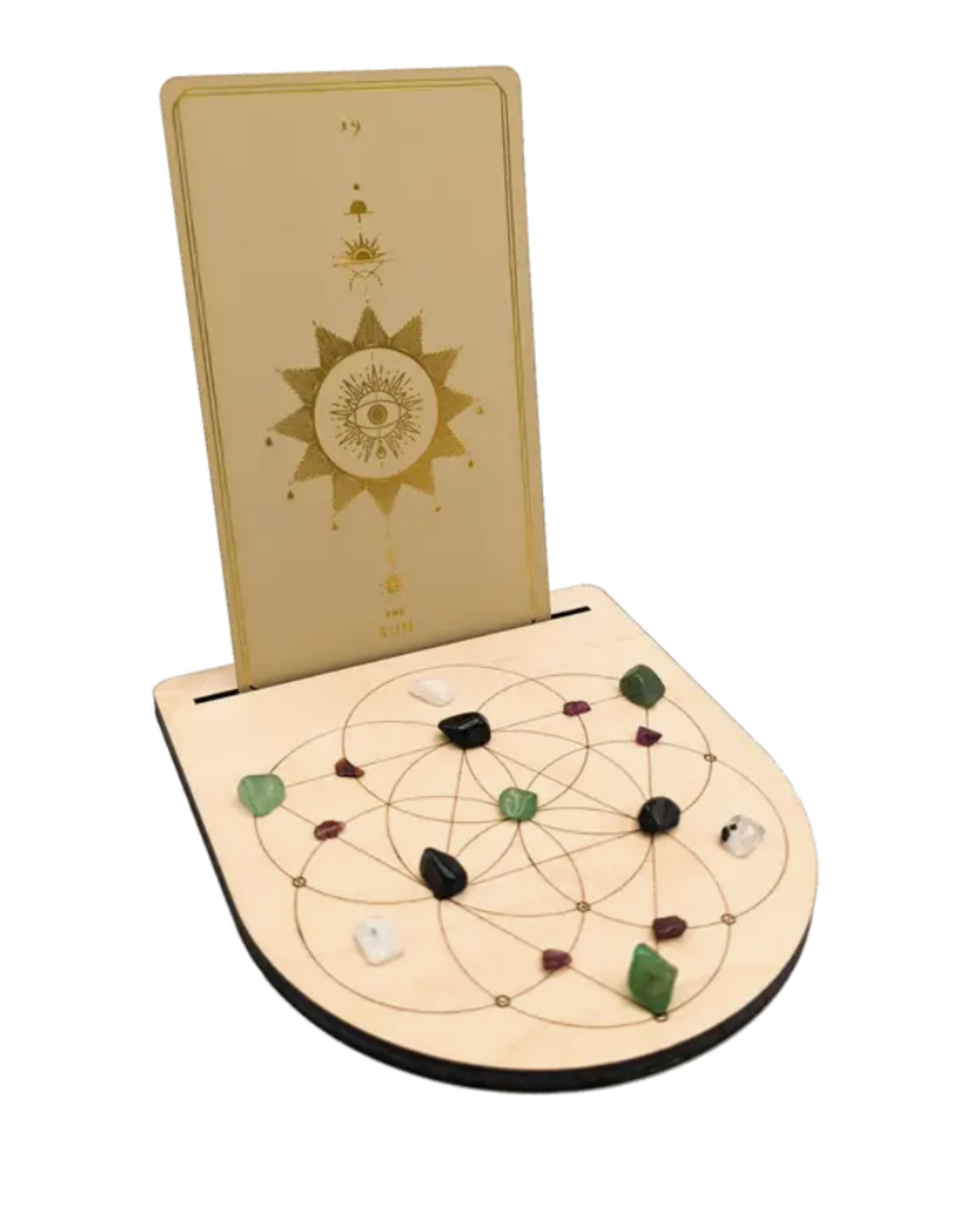 Ritual Pursuits Seed of Life Crystal Grid + Card Stand