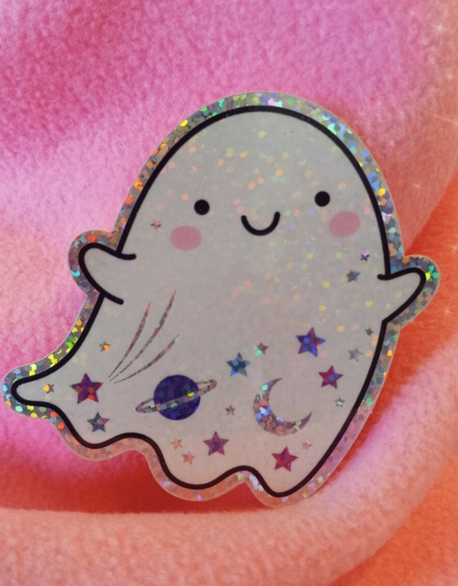 Celestial Ghost Holographic Sticker