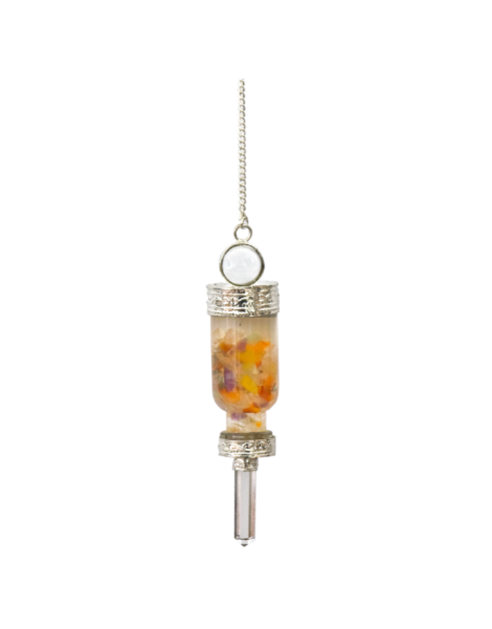 Capstone Esoterica Quartz Gemstone Bottle Pendulum