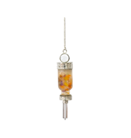 Capstone Esoterica Quartz Gemstone Bottle Pendulum