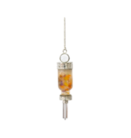 Quartz Gemstone Bottle Pendulum