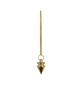 Capstone Esoterica Gold Plated Copper Fluted Pendulum