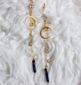 *Light the Sea Earrings Blue