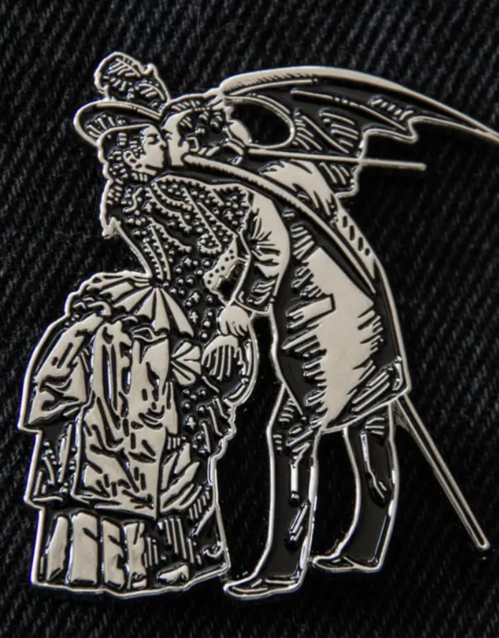 Devils Kiss Victorian Goth Enamel Pin