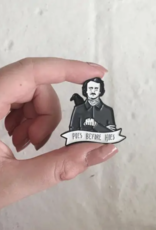 Poes Before Hoes Edgar Allan Poe Enamel Pin