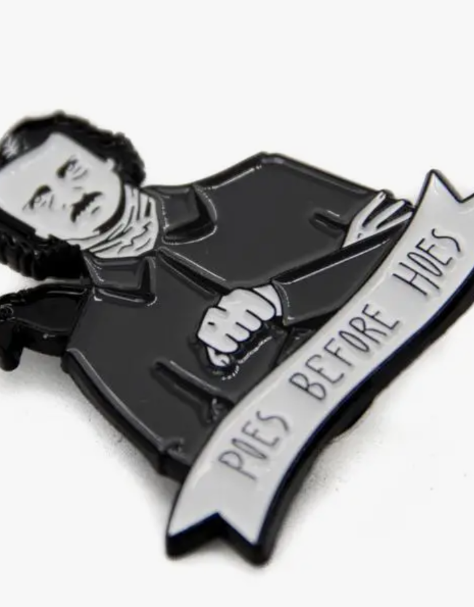 Poes Before Hoes Edgar Allan Poe Enamel Pin