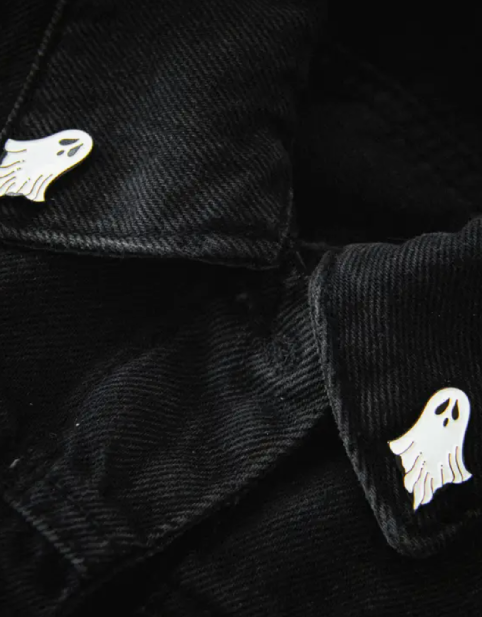 *Sheet Ghost Collar Pin Set For Halloween