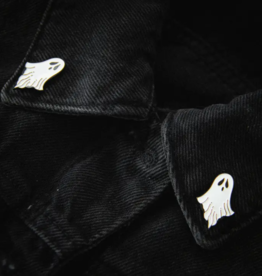 Ectogasm Sheet Ghost Collar Pin Set For Halloween