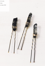 *Black Quartz Hair Pin