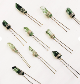 *Shades of Green Hair Pin