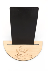 *Half Circle Tarot Card Holder- Hand and Moon