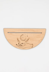 *Half Circle Tarot Card Holder- Hand and Moon