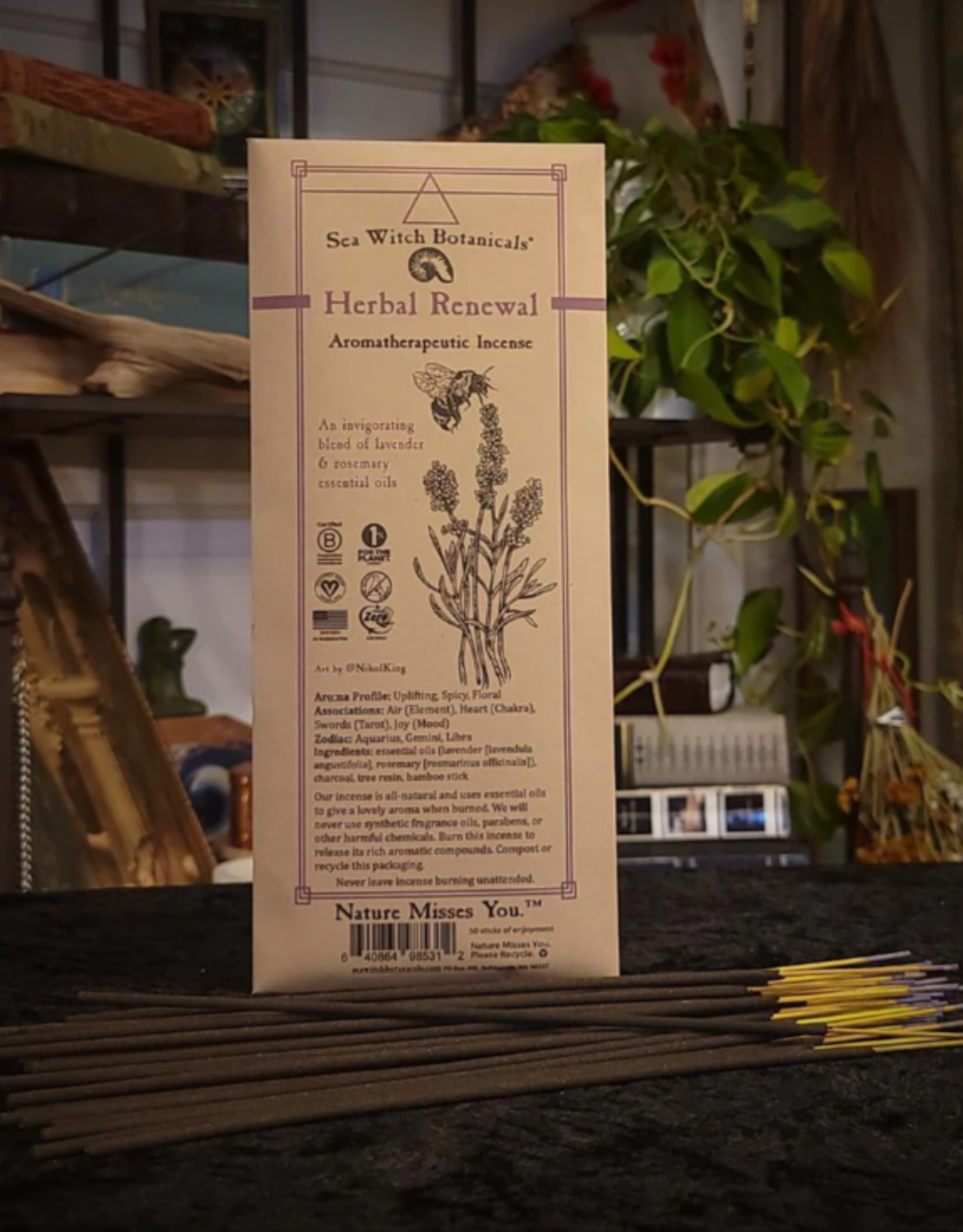 Sea Witch Botanicals Herbal Renewal Incense