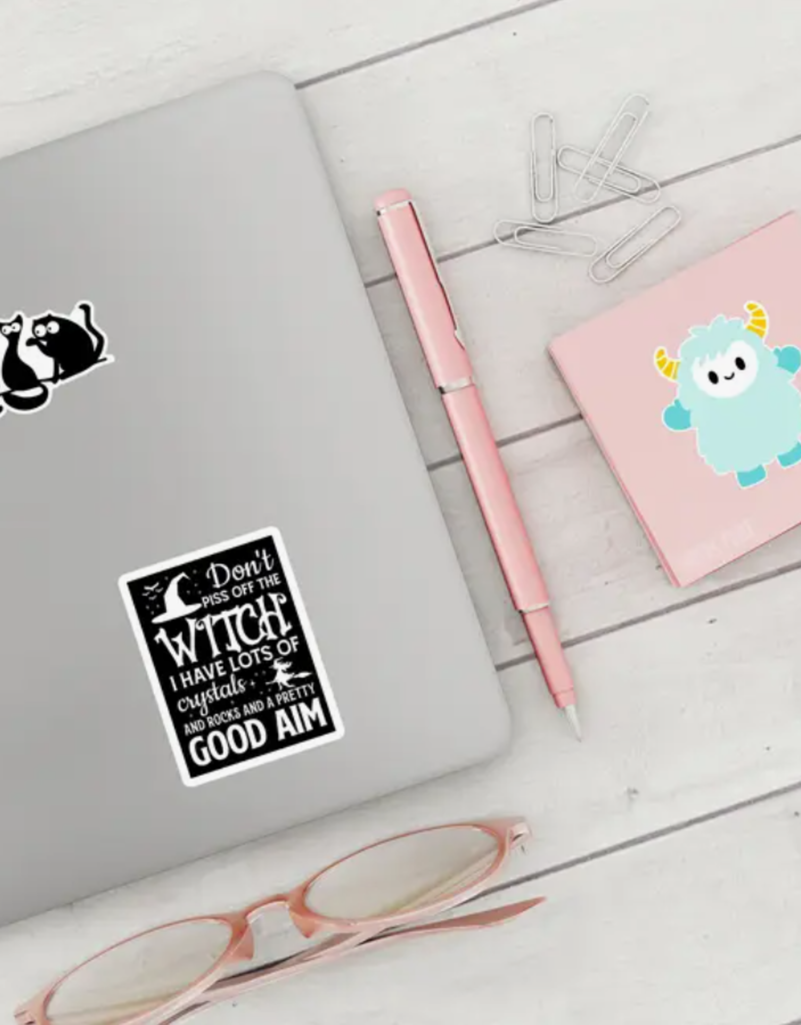 Don't Piss Off The Witch Sticker Metaphysical Intention