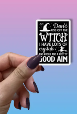 Don't Piss Off The Witch Sticker Metaphysical Intention