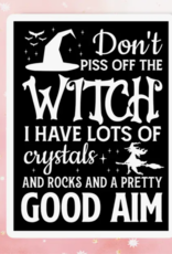 Don't Piss Off The Witch Sticker Metaphysical Intention