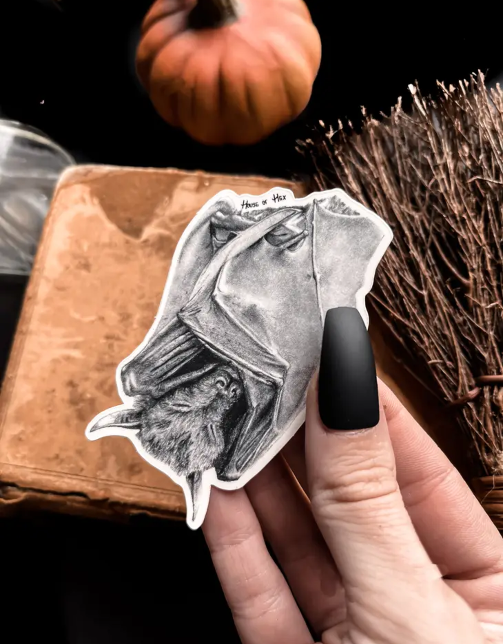 Bat Sticker | dark decor | spooky | Halloween | witchy