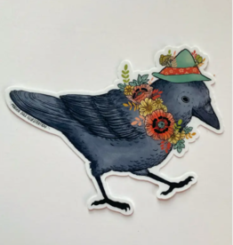 Marika Paz Illustration Corvid Sticker