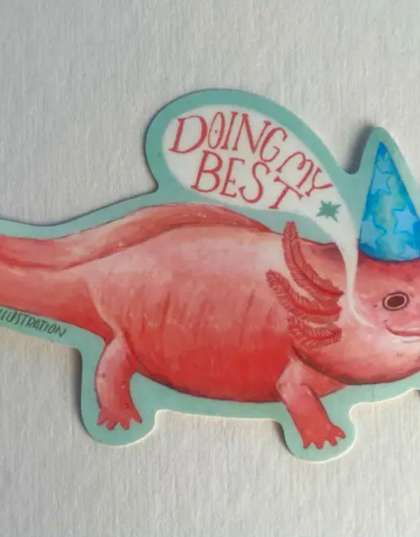 Doing My Best Sticker