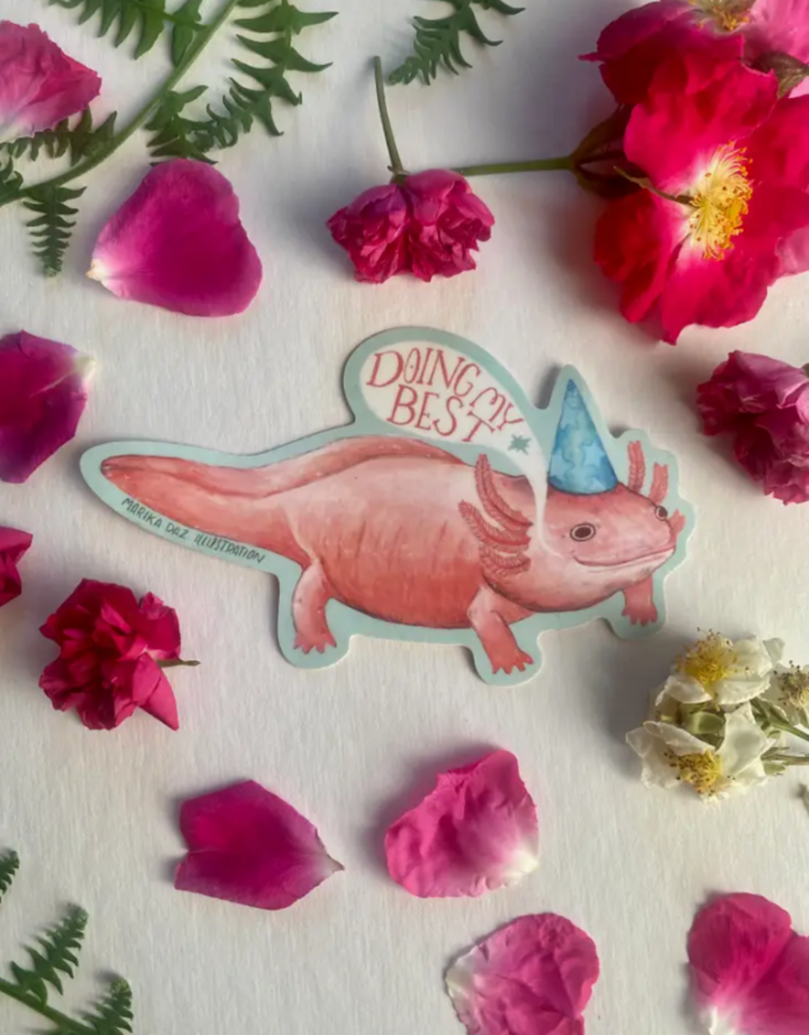 Doing My Best Sticker