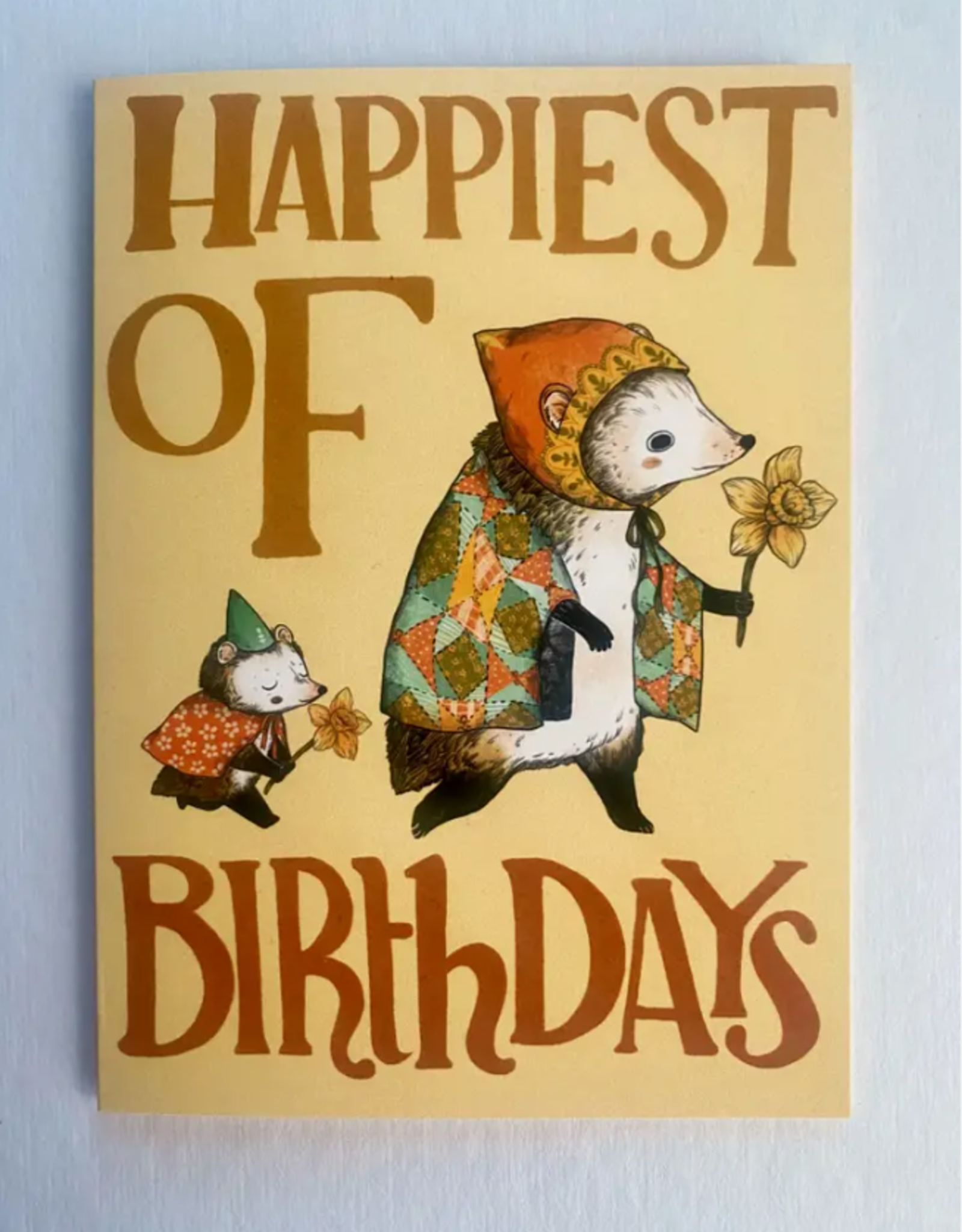 Marika Paz Illustration Happiest of Birthdays Card