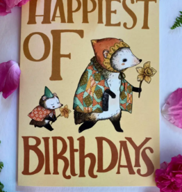 Marika Paz Illustration Happiest of Birthdays Card