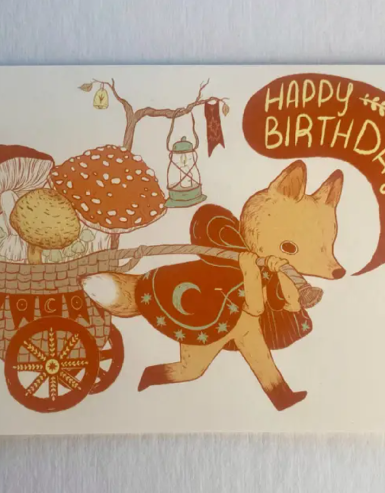 Mushroom Birthday Card