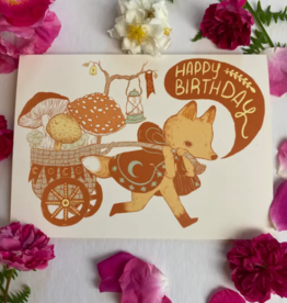 Marika Paz Illustration -Mushroom Birthday Card