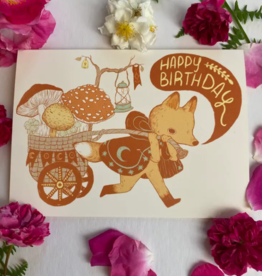 Mushroom Birthday Card