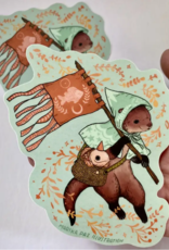 *Otter and Fish Sticker