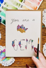 *Gem Greeting Card