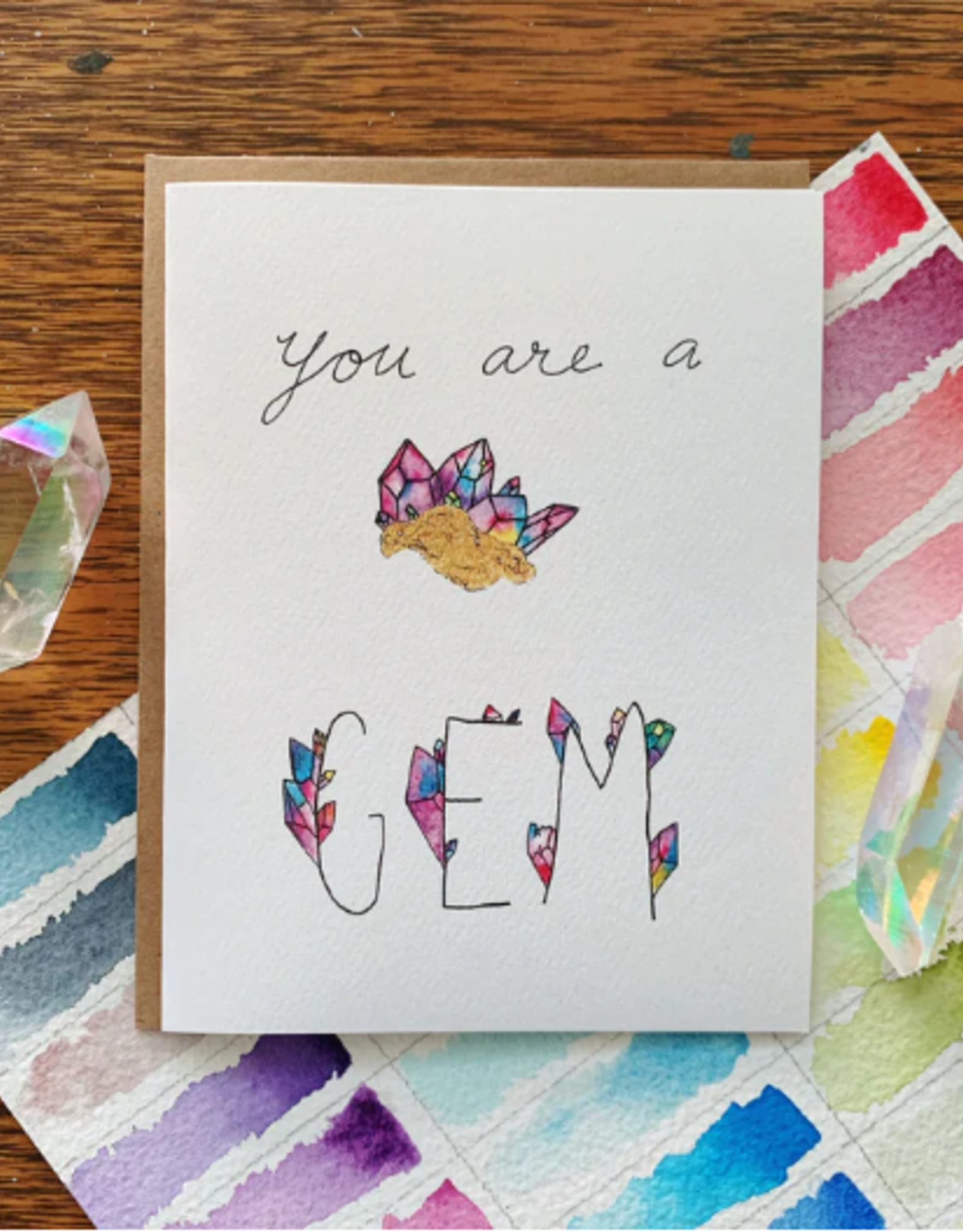 *Gem Greeting Card