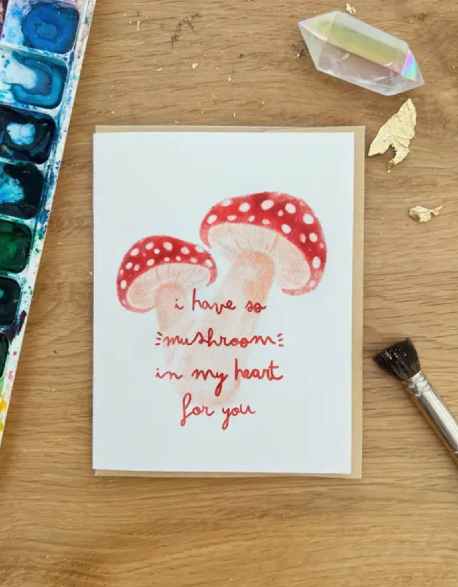 I Have So Mushroom in My Heart For You Greeting Card