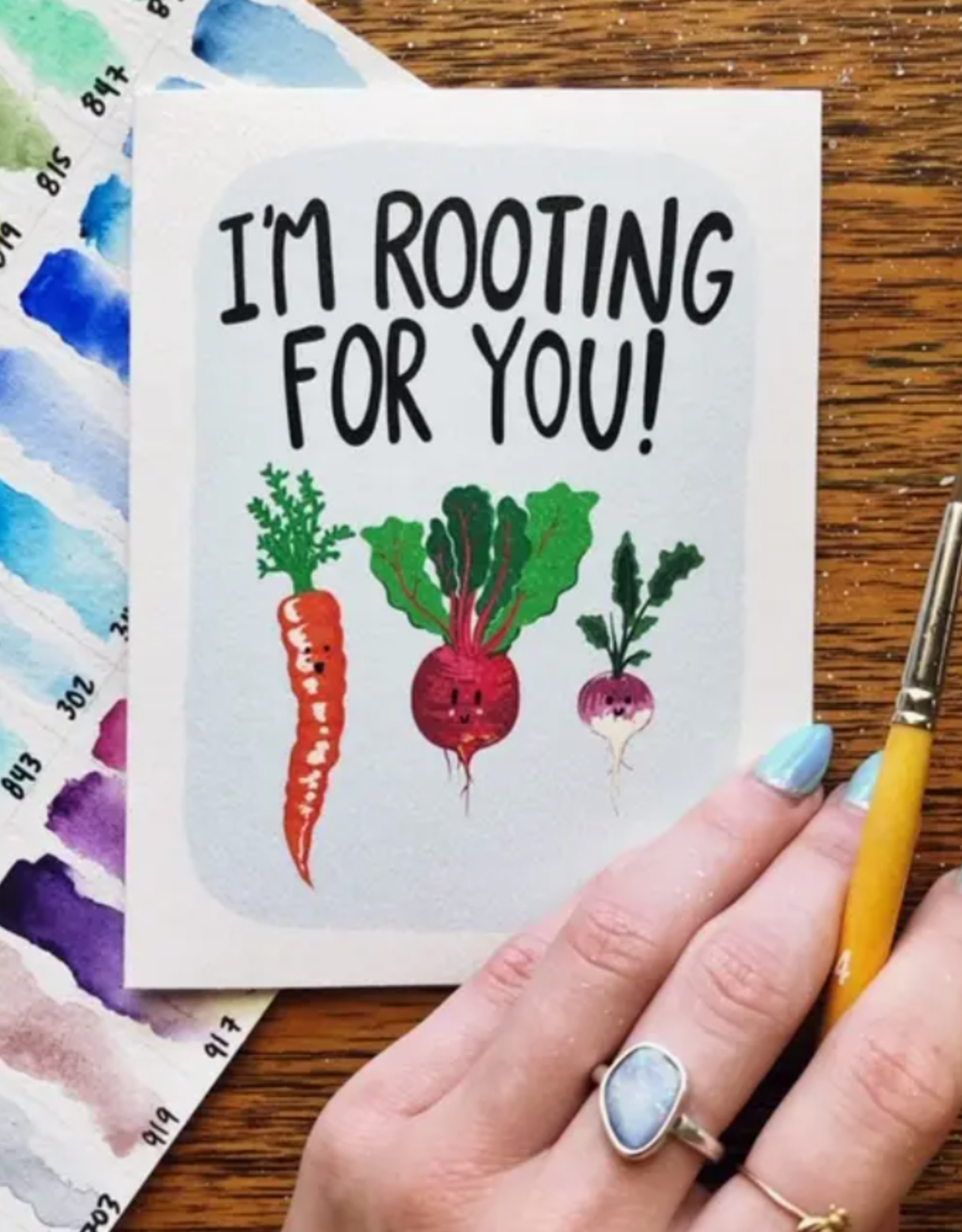 *Rooting For You Greeting Card