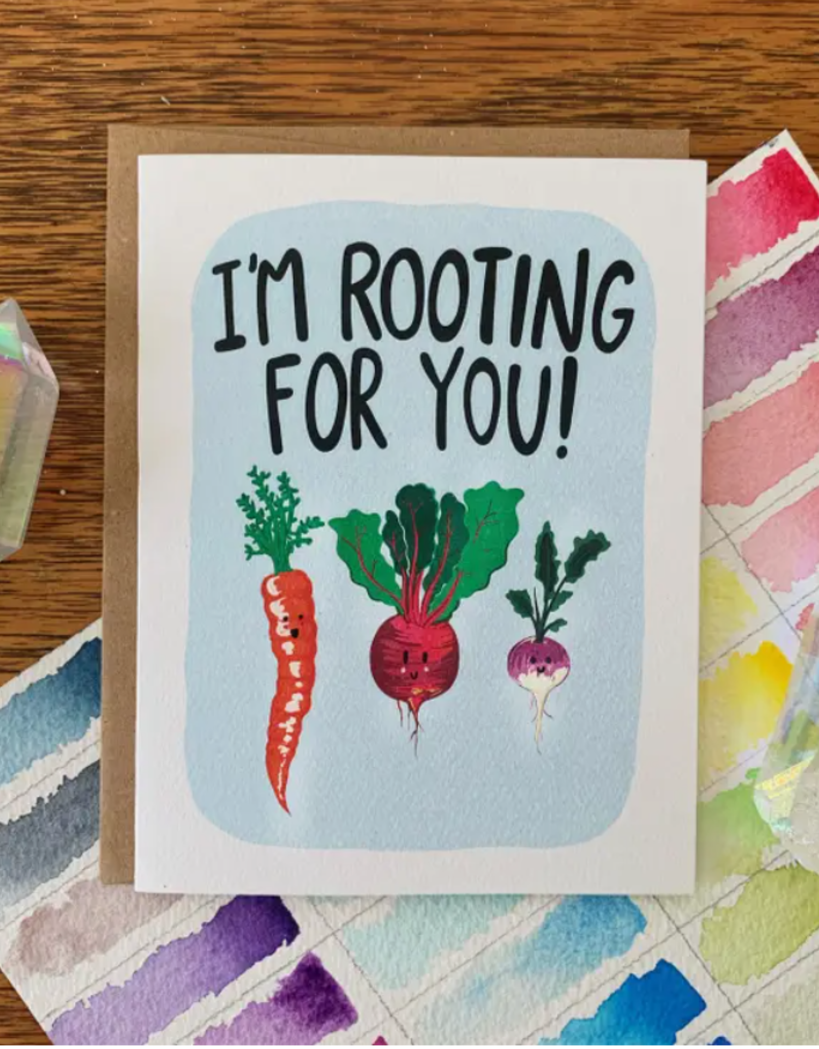 *Rooting For You Greeting Card