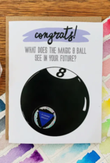*Scratch-Off Magic 8 Ball Greeting Card *Scratch-Off Magic 8 Ball Greeting Card