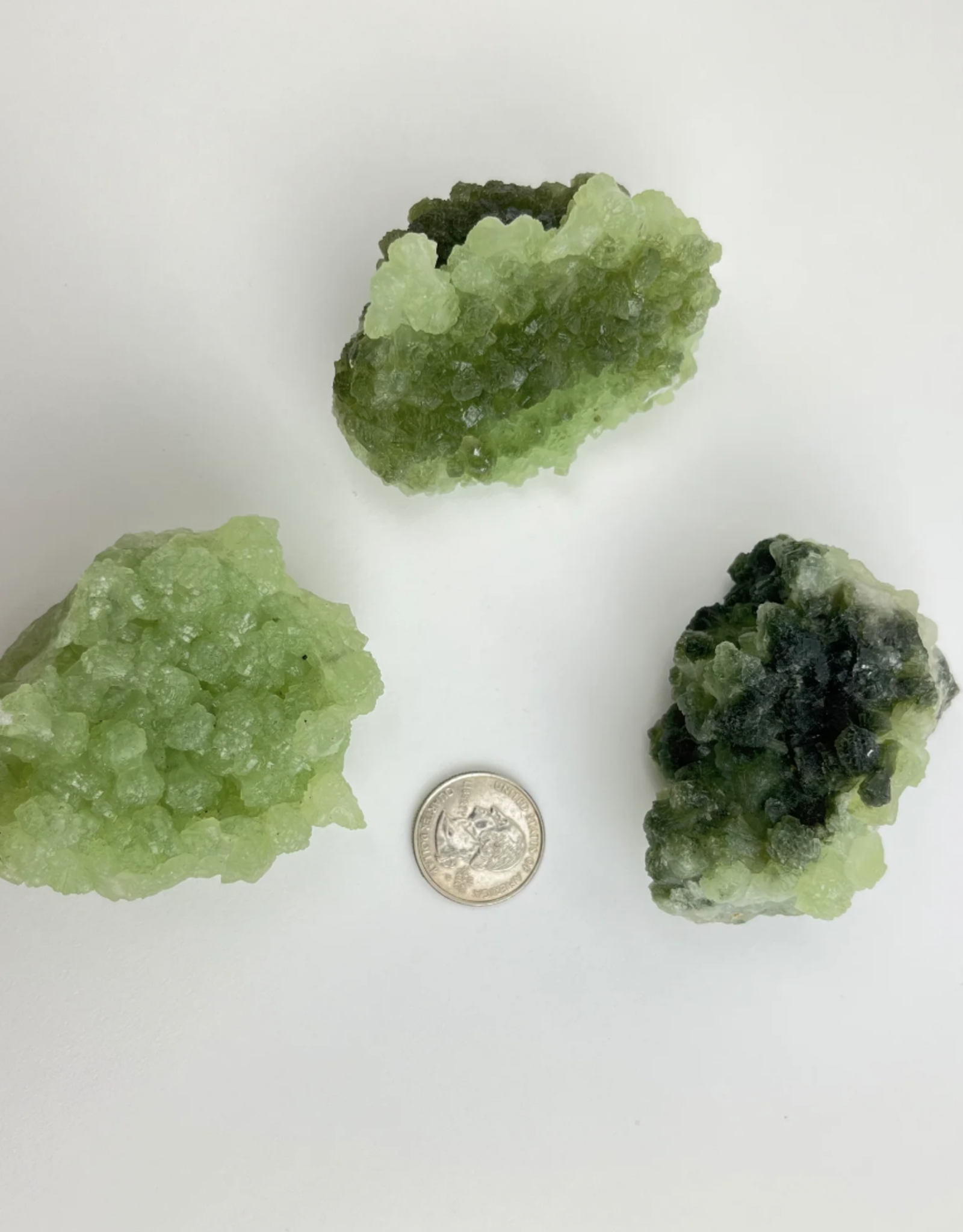Prehnite | A/B Grade | Raw | 60-90mm | Morocco