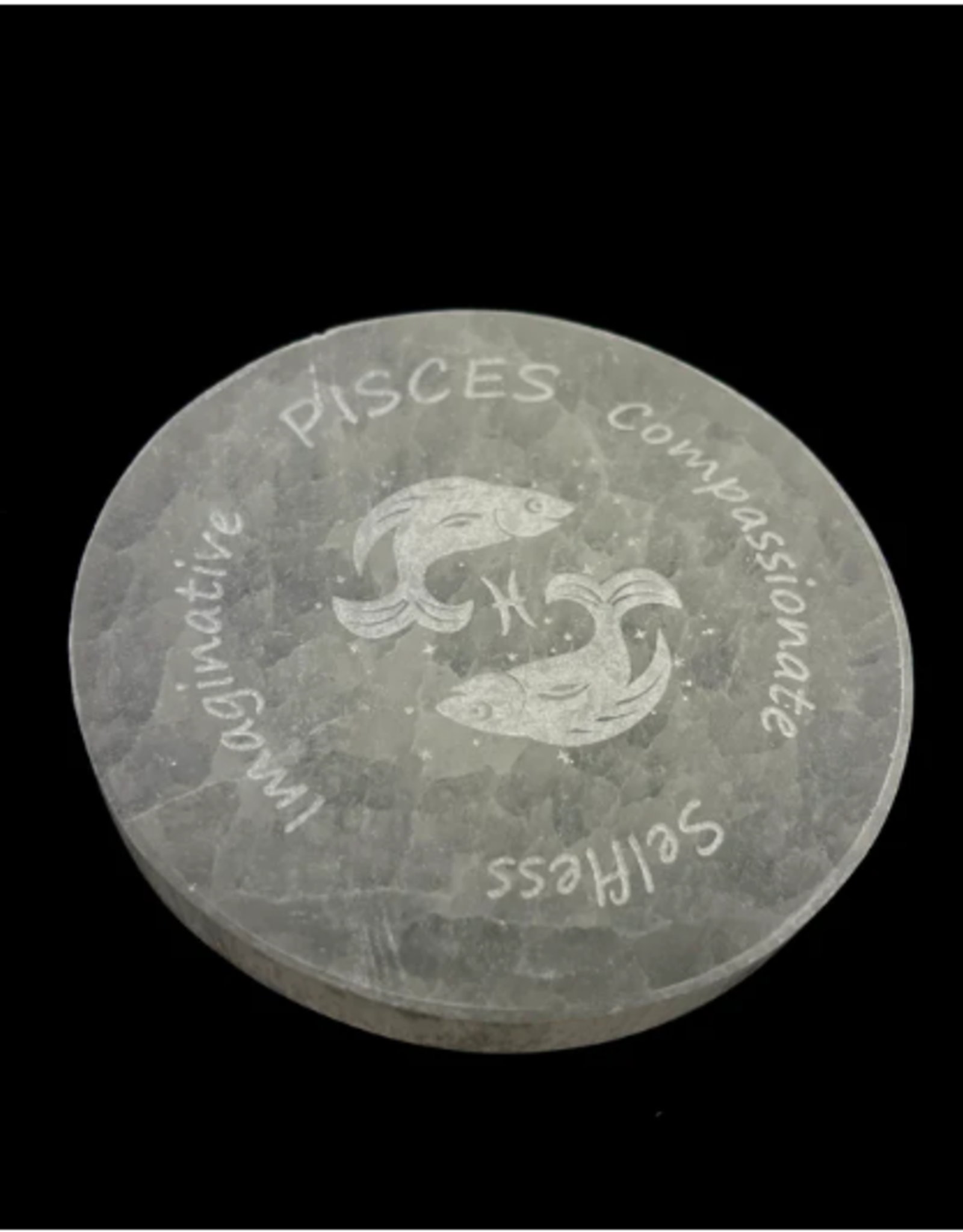 Zodiac Selenite Disc | 95-100MM |