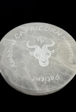 Pelham Grayson Zodiac Selenite Disc | 95-100MM |