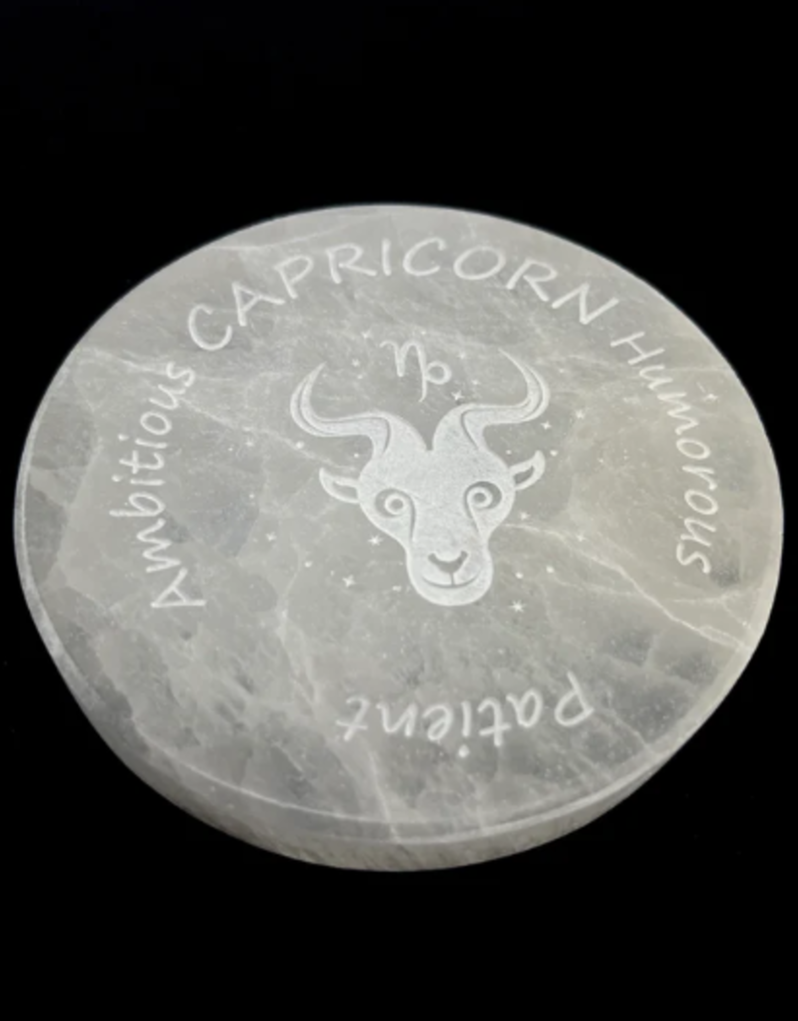 Zodiac Selenite Disc | 95-100MM |