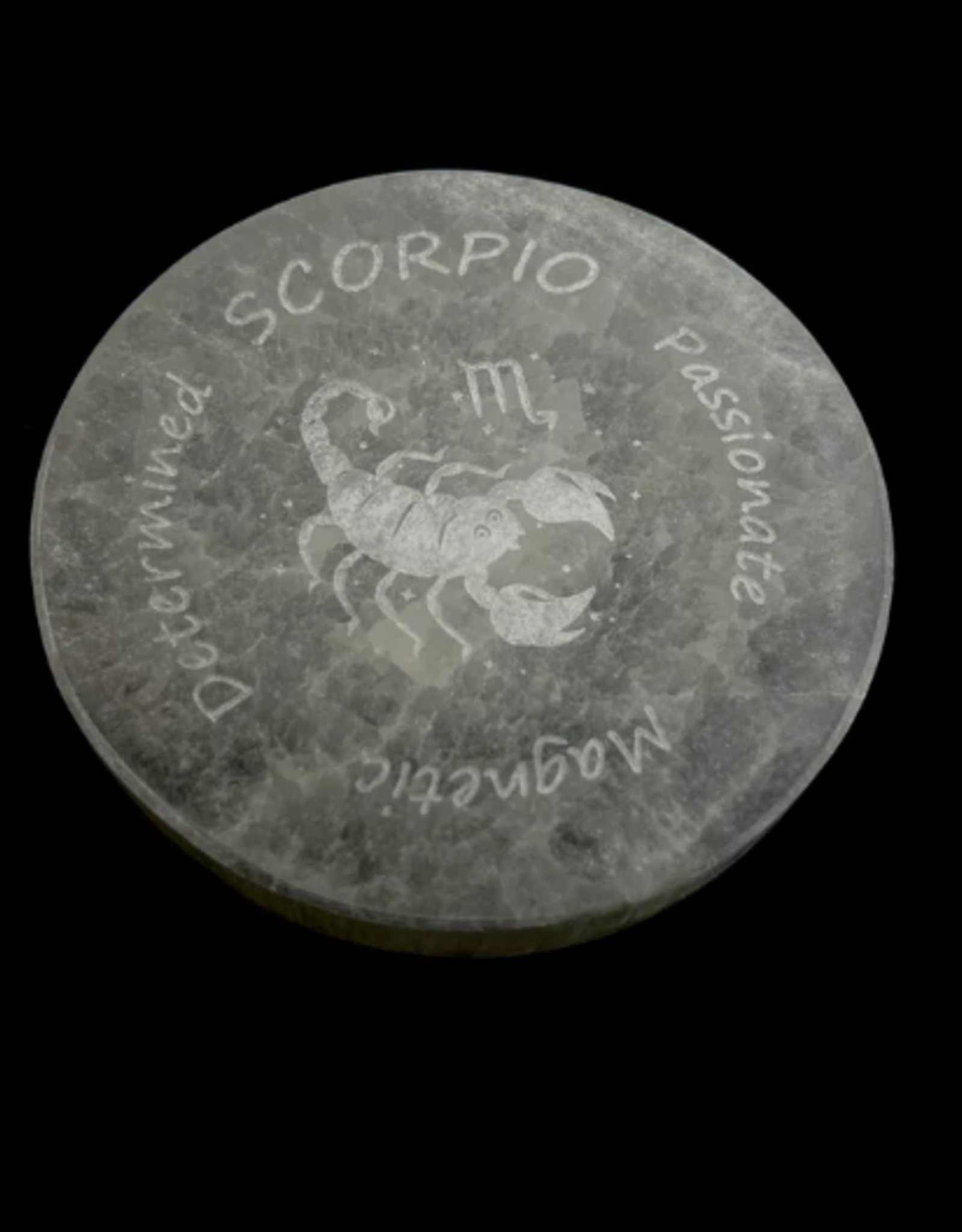 Zodiac Selenite Disc | 95-100MM |