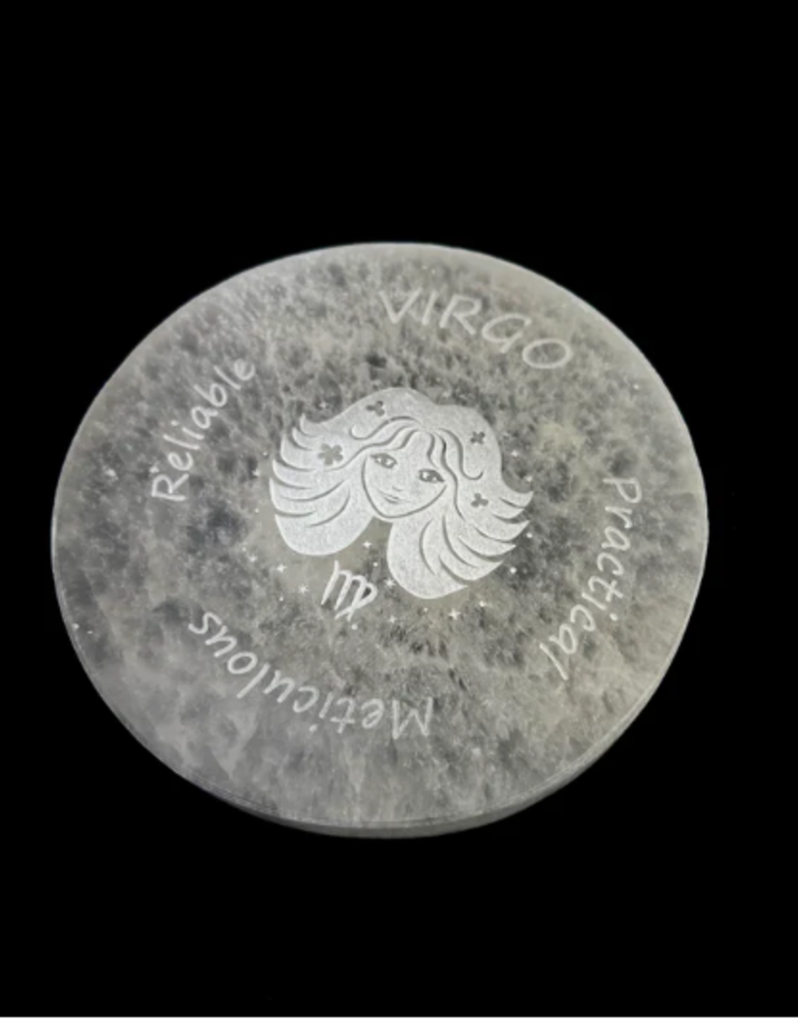 Zodiac Selenite Disc | 95-100MM |