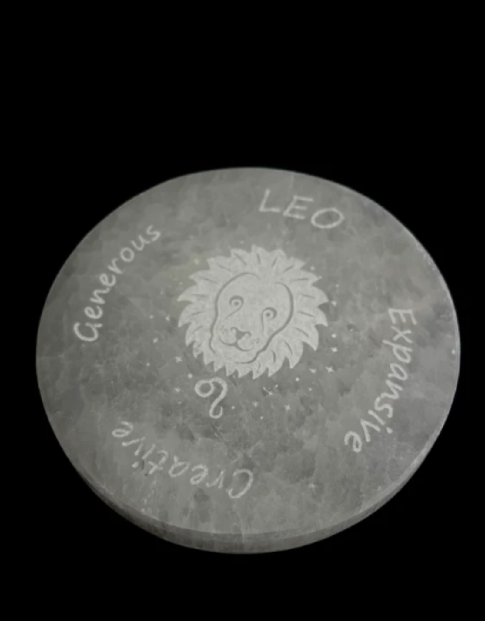 Pelham Grayson Zodiac Selenite Disc | 95-100MM |
