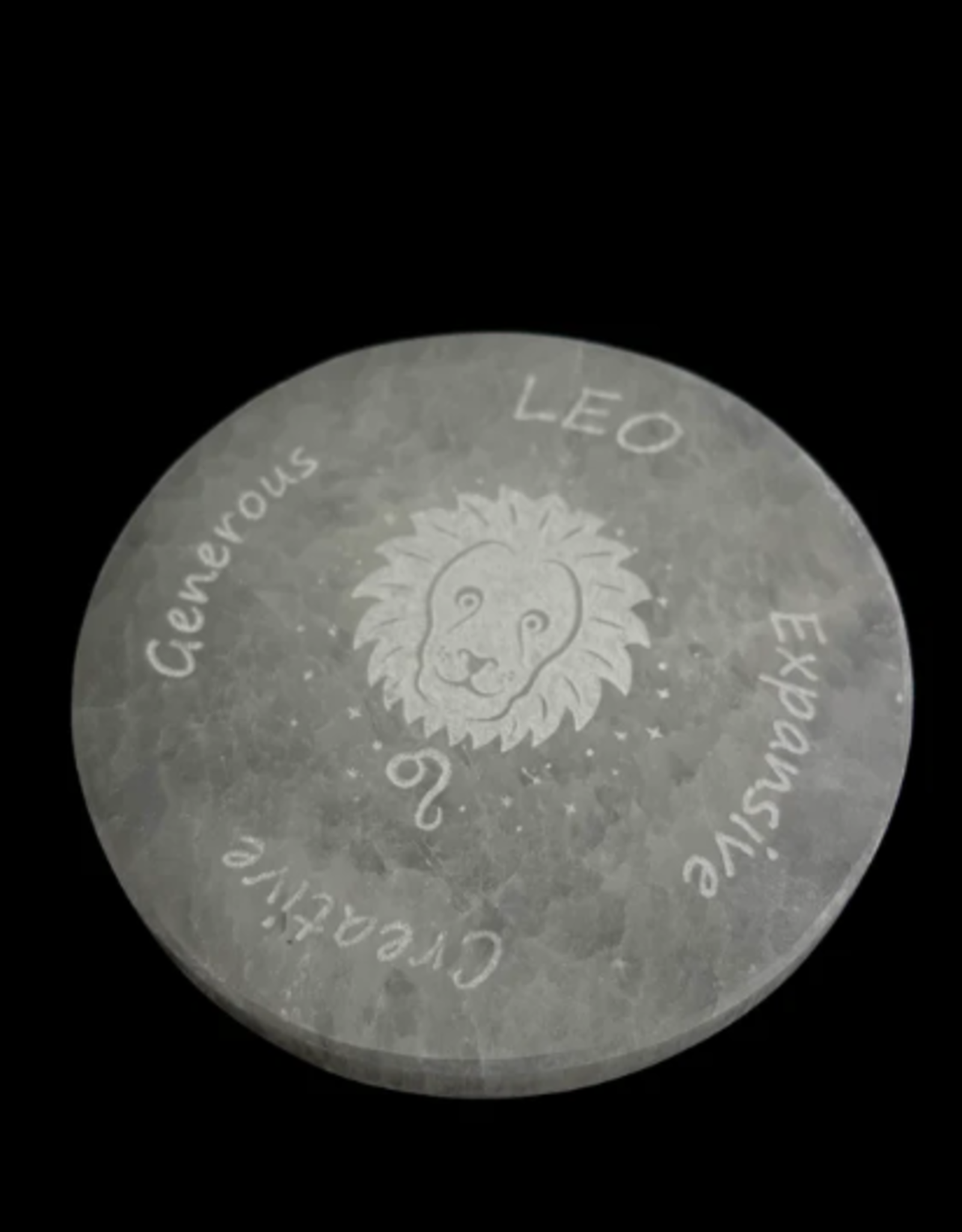 Zodiac Selenite Disc | 95-100MM |