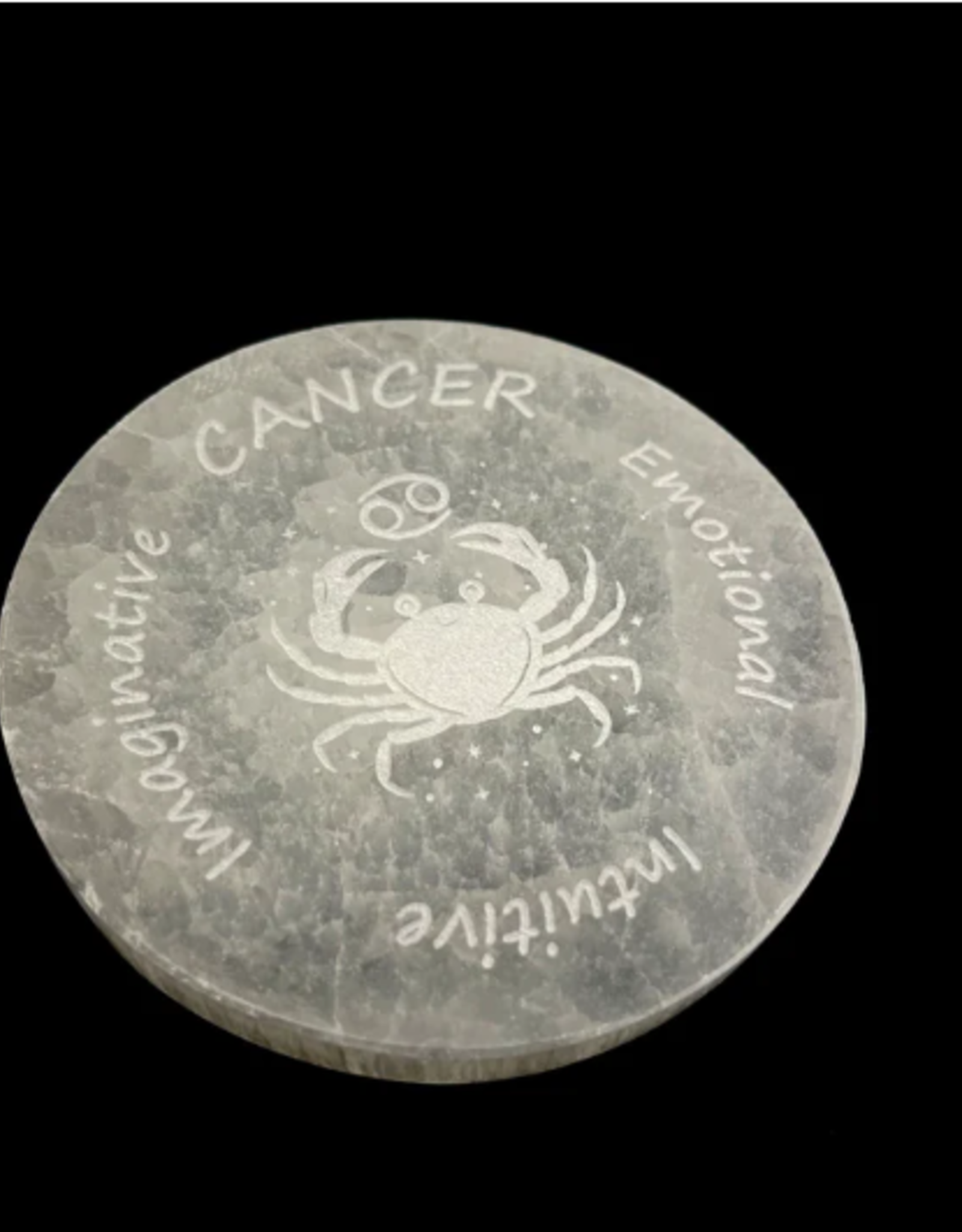 Zodiac Selenite Disc | 95-100MM |