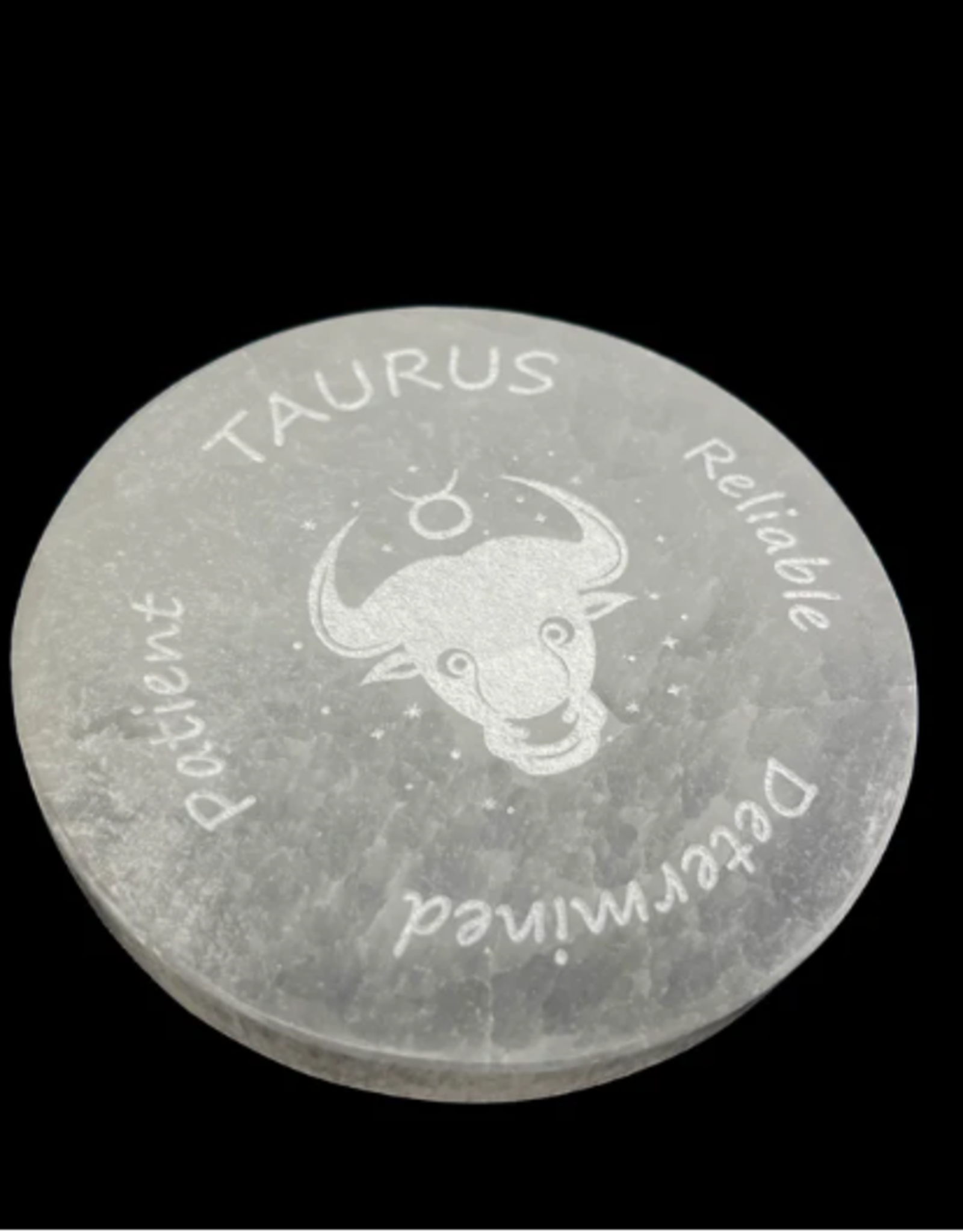 Zodiac Selenite Disc | 95-100MM |