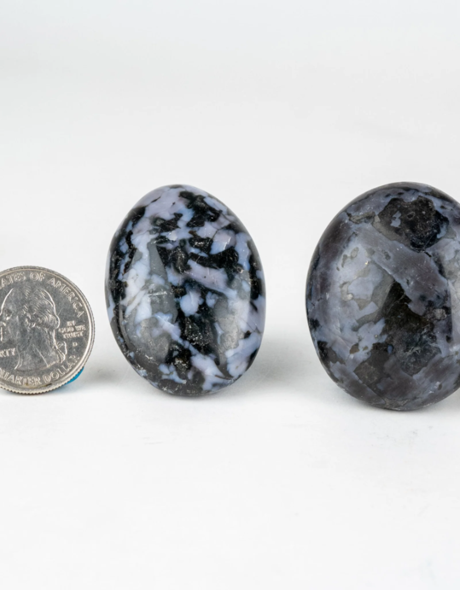 Indigo Gabbro / Mystic Merlinite | Palmstone | 30-40mm | Madagascar