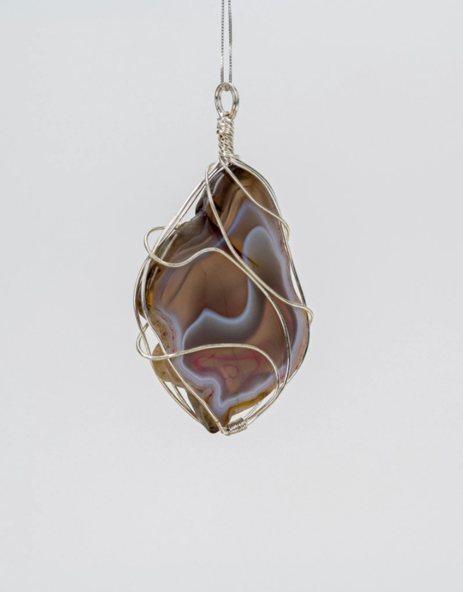 Pelham Grayson Dyed Agate Sliced Pendant | Variety of Colors