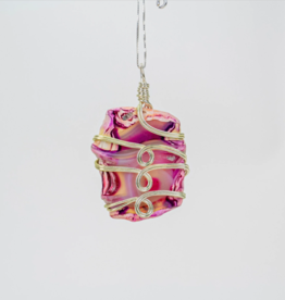 Pelham Grayson Dyed Agate Sliced Pendant | Variety of Colors