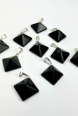 Pelham Grayson Pyramid Pendant | Black Obsidian